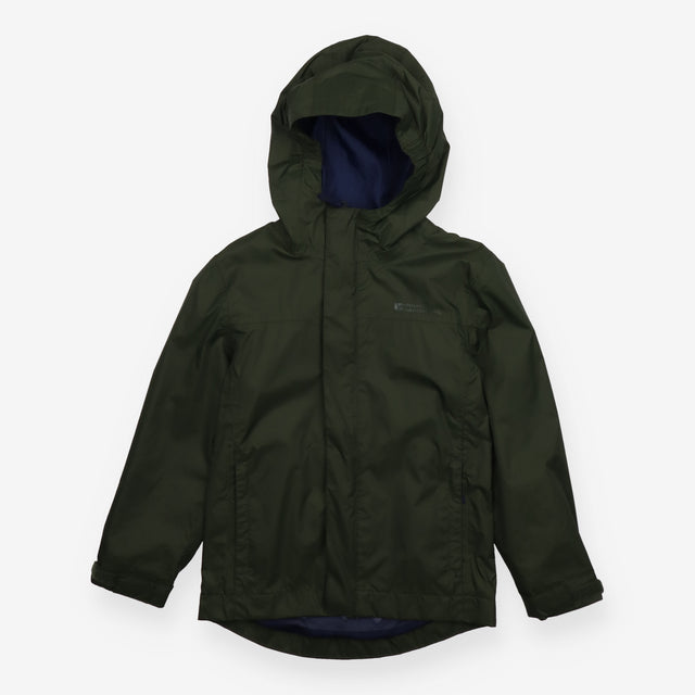 Dark green raincoat unlined