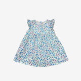 Blue Forget me not Cord Dress
