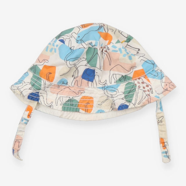 Sunhat Colourful Jungle Print