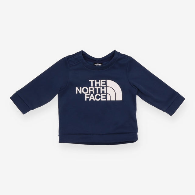 Navy sweater with logo