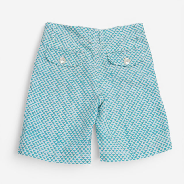Roberta Roller Rabbit Teal Triangle Shorts