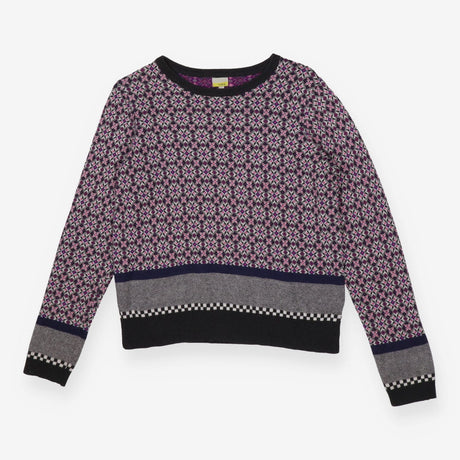 Sweater pink and purple knit
