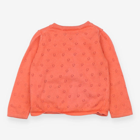 Cardigan coran pointelle 
