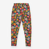 Frugi Leona Organic Leggings Dahlia Fields Print