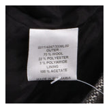 Grey Wool Blend Cropped Tweed Jacket