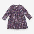 Navy Leopard Print Dress