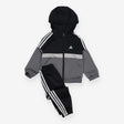 Black and Grey Tracksuit Adidas