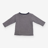 T-shirt long sleeve navy stripe