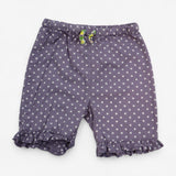 Shorts purple polka dot 