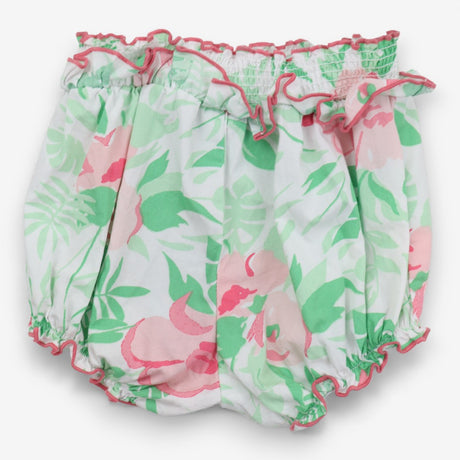 Bloomers white ruffle with flowers