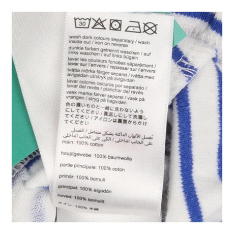 Dress LS striped blue Paddington