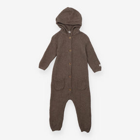 One Piece Knit Brown with Pockets