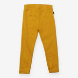 Leggings Mustard with Flower Buttons