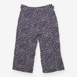 Astrid Crop Trousers navy with cream dots