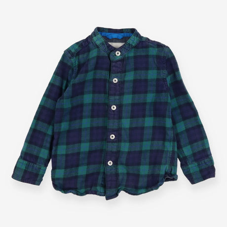Green and Blue Tartan Shirt