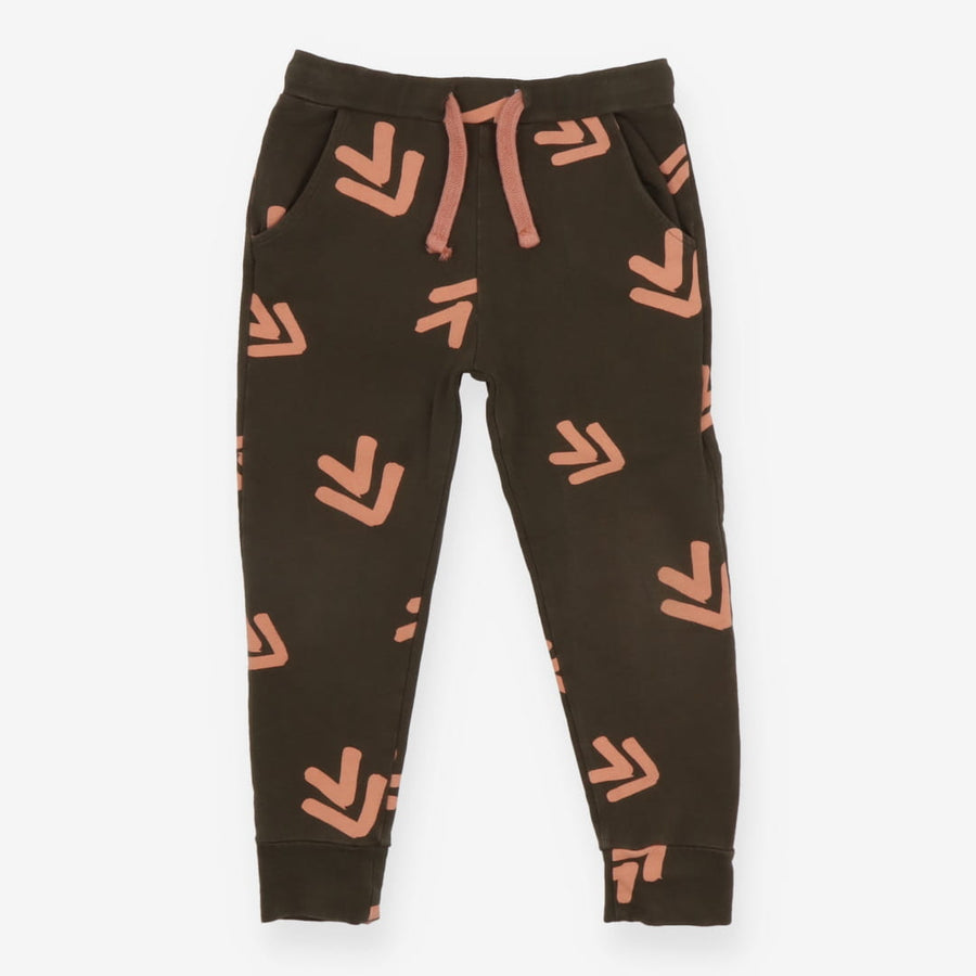 Cub&Pudding Jogger Green with Peach Arrows 