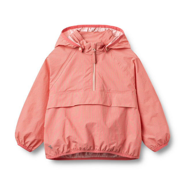 Red Check Skyen Lightweight Shell Jacket