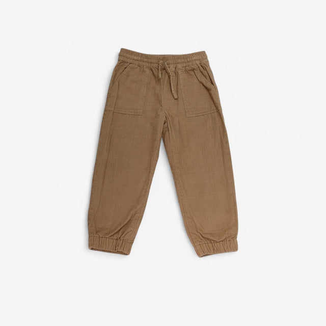 Trousers Light Brown Lined Cords with Cuffs