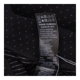 Polka Dot Slim Fit Trousers Black