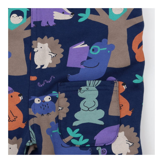 Blue Woodland Treehouse Dungarees