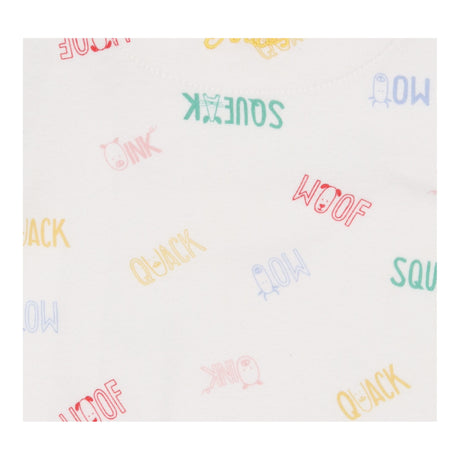 Sleepsuit White Animal Sounds