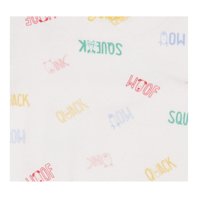 Sleepsuit White Animal Sounds