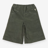 Iana green velour wide leg trousers
