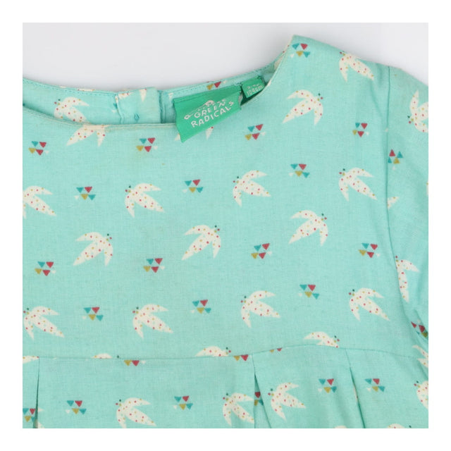 Green Birds Dress