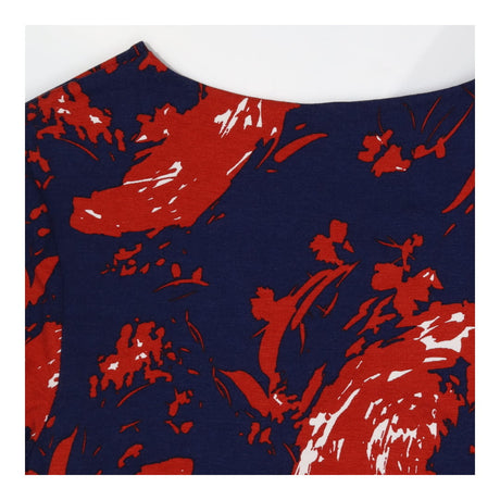 Dress navy with red details