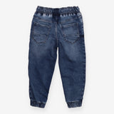 Cuffed Jeans with Drawstring