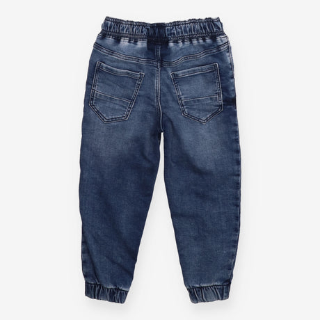 Cuffed Jeans with Drawstring