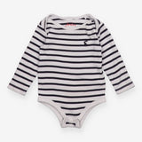 Bodysuit Back and White Strips