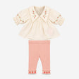 Dress Peter Pan Collar Cream Embroidered Strawberr