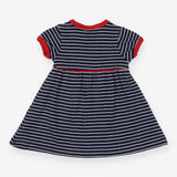 Dress blue striped