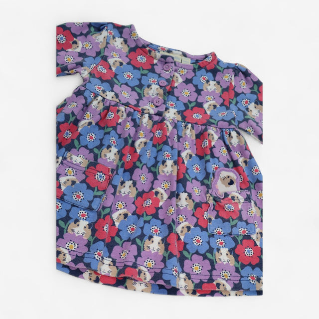 Floral Guinea Pig Jersey Dress