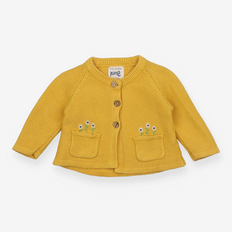 Cardigan yellow flower blooms