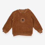 Sweater fleece brown bear 