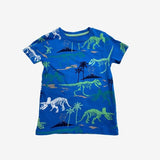 Blue Jurassic Dinosaur Top