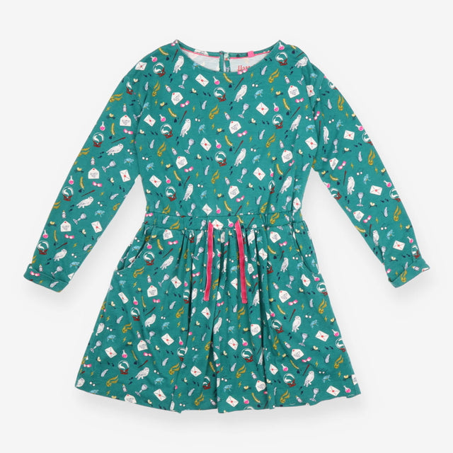 Dress green jersey LS Harry Potter