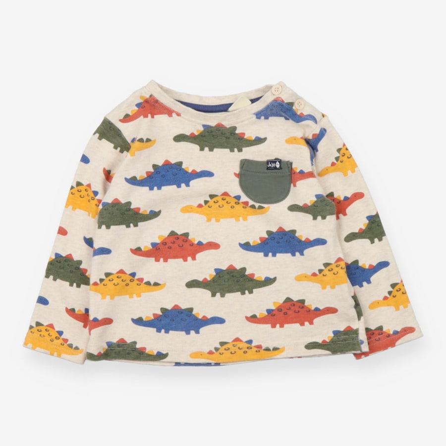 Cream Dinosaur Long Sleeve