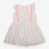 Dress sleeves white colourful spot
