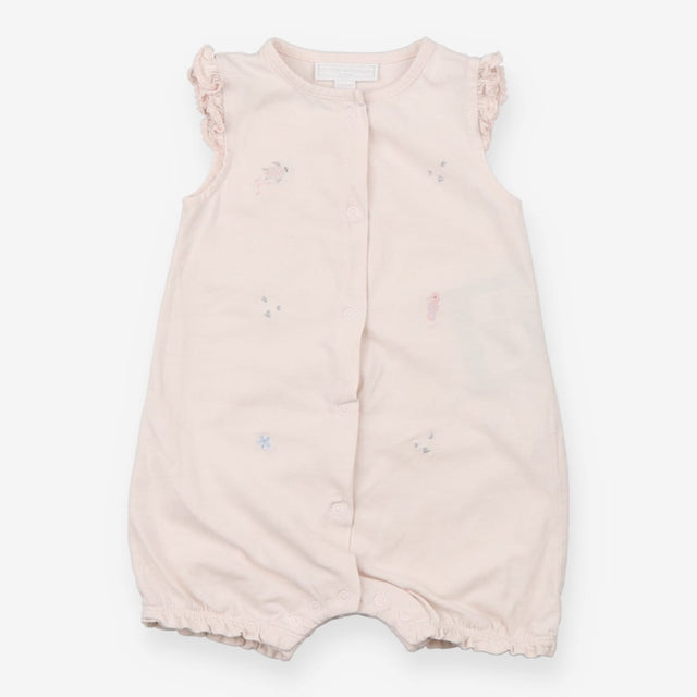 Romper Jersey Pink Seahorse and hearts