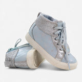 Boots Frozen blue silver