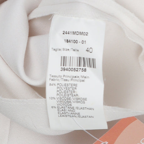 MSGM Off White Ruffle Sleeve Blouse