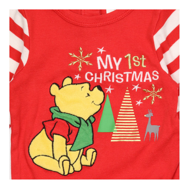 <Disney Store> Bodysuit long sleeve red winnie the
