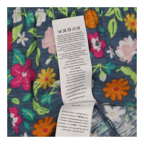 Maternity Dress Navy Floral Organic Cotton Nursing