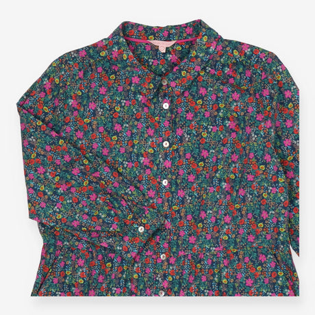 Floral Shirt Dress Muthahood