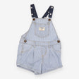 Dungaree shortie denim stripe