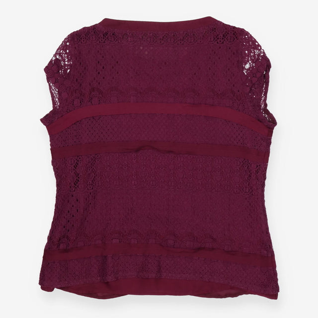 Top plum lace