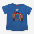 T-Shirt Blue Tractor Applique